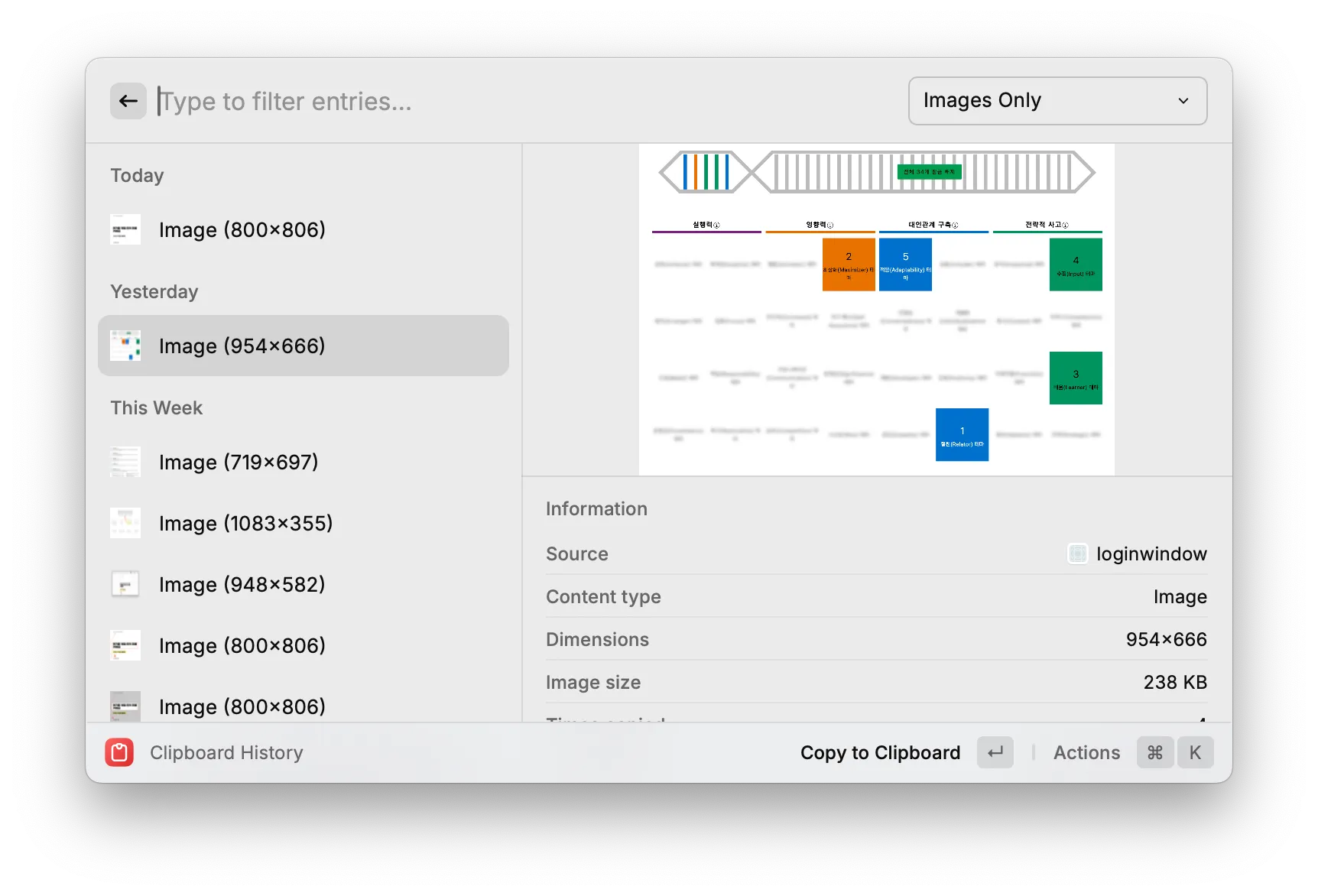 raycast clipboard history